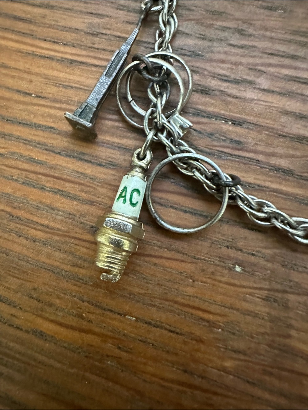 Vintage 60s AC Spark Plug Spark Plug charm for charm bracelets